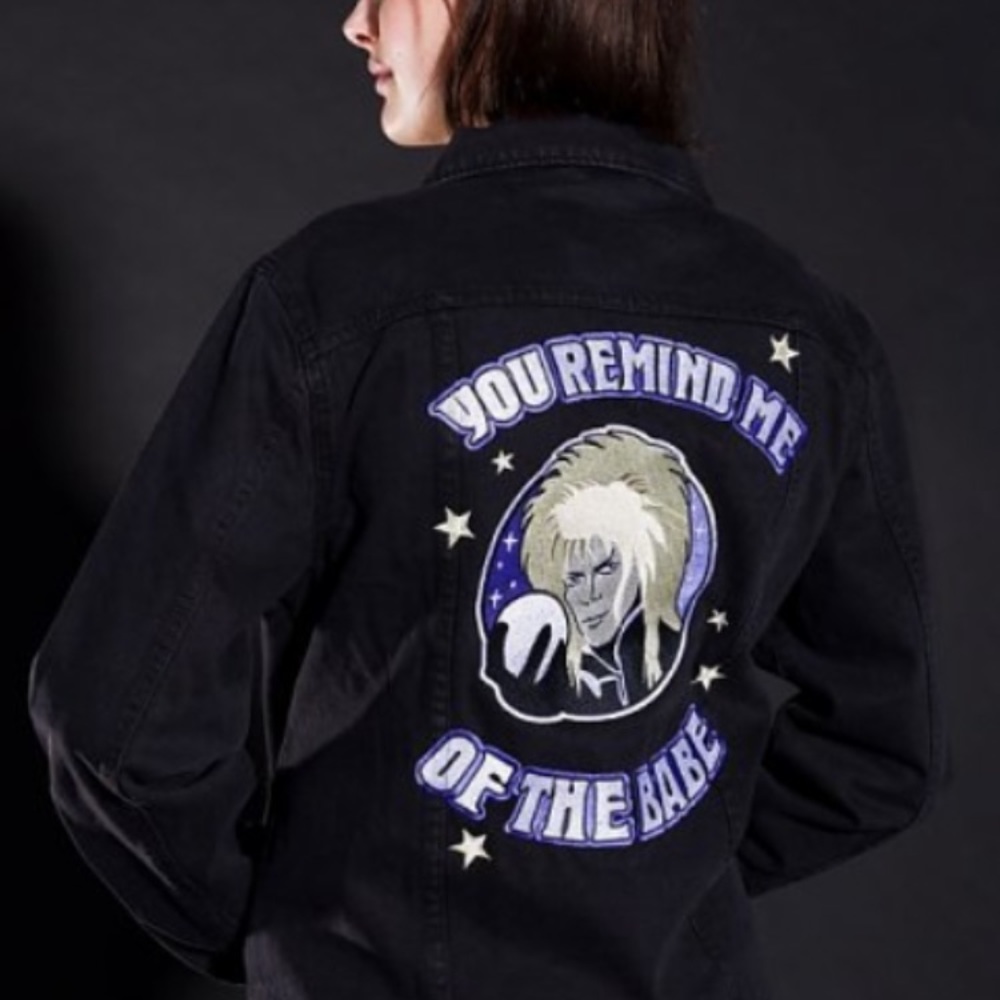 Limited Edition Labyrinth You Remind Me of the Babe Denim Jacket